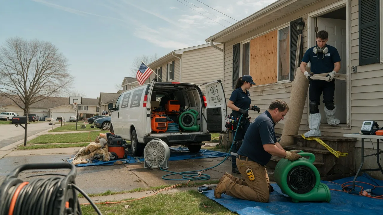 Water Damage Restoration in Luthersburg, PA near me